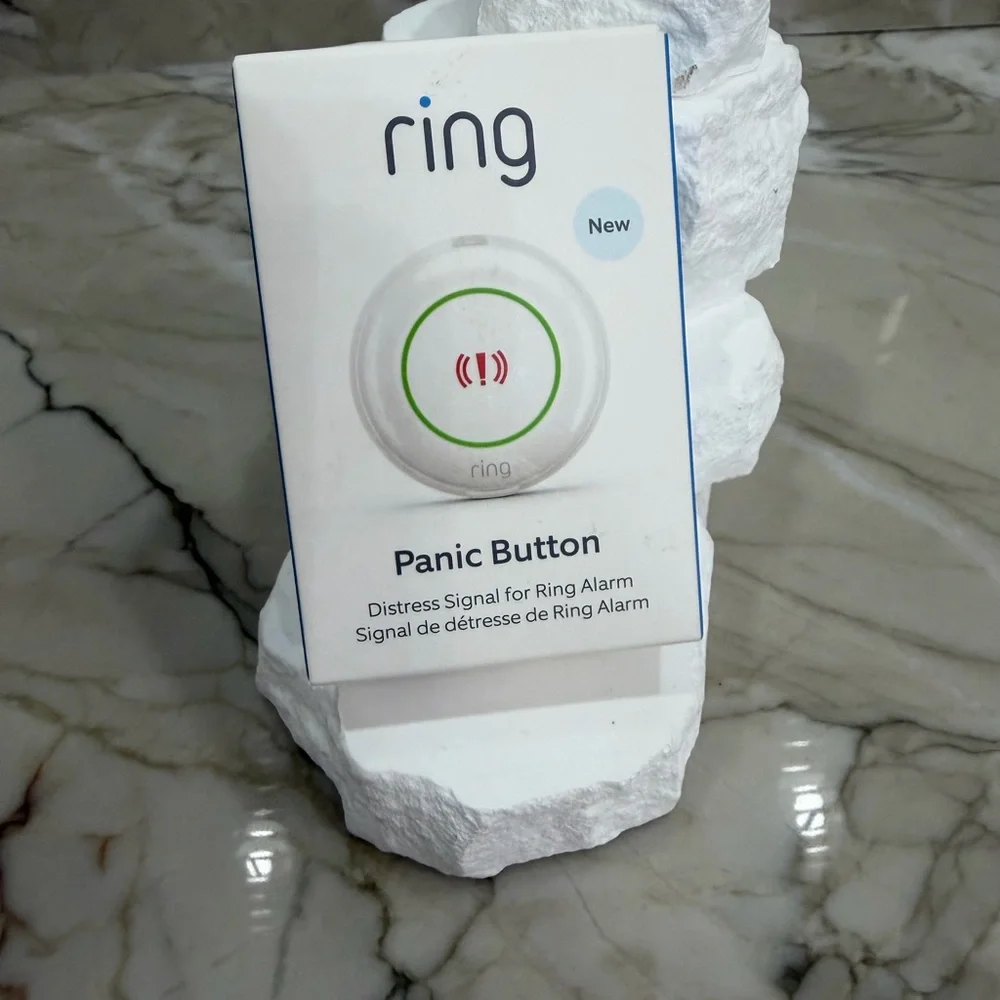 Ring Panic Button - White open box Never used.